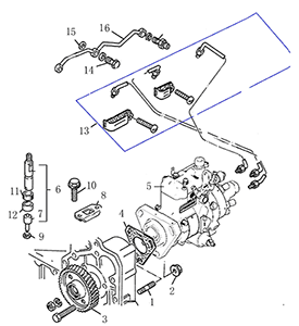 LOVOL DIESEL ENGINE Fuel Injection Equipment 1003G 1003TG